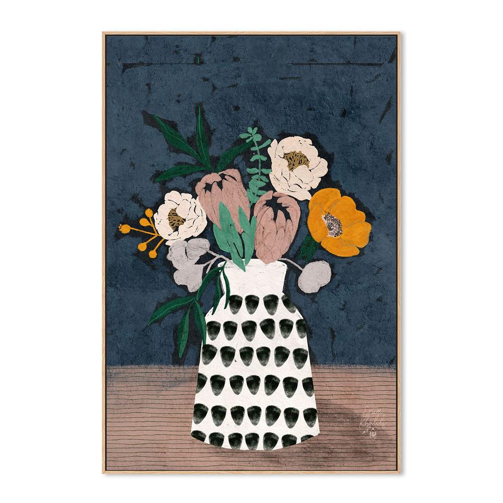 wall-art-print-canvas-poster-framed-Bohemian Floral Bouquet-4
