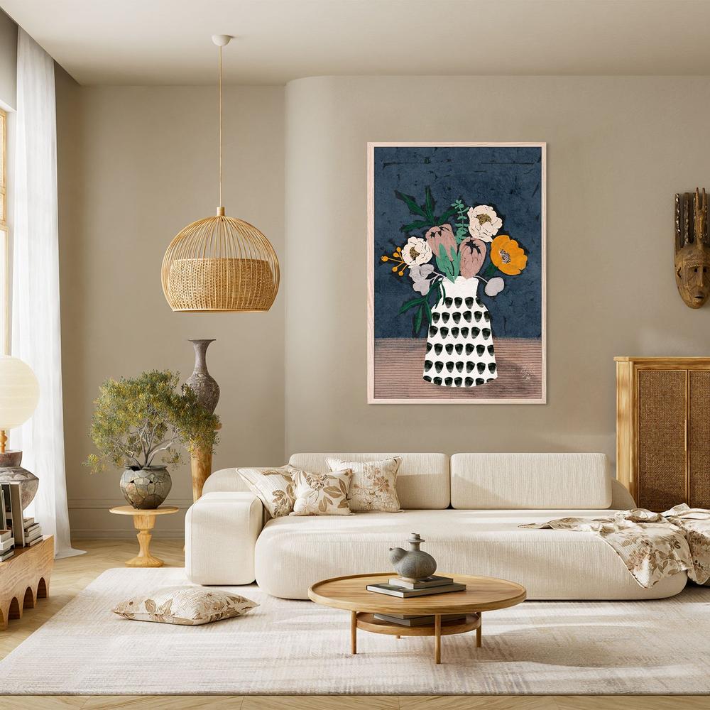 wall-art-print-canvas-poster-framed-Bohemian Floral Bouquet-8