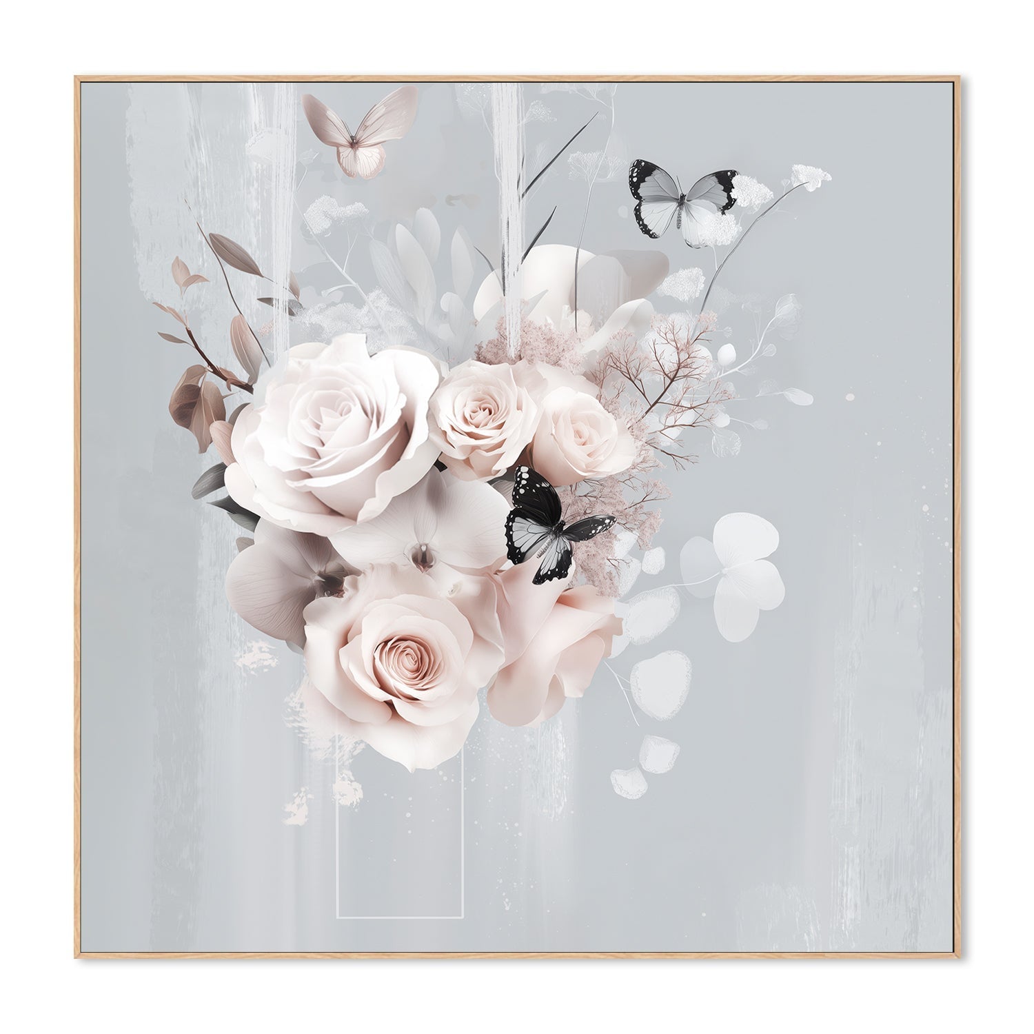 wall-art-print-canvas-poster-framed-Boho Blue Bloom, Complement Series, By Bella Eve , By Bella Eve-4