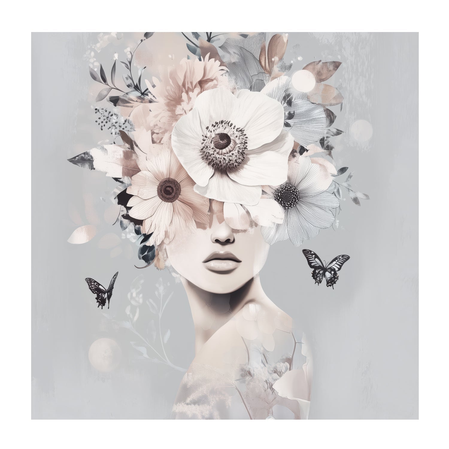 wall-art-print-canvas-poster-framed-Boho Blue, Style A & B, Set Of 2 , By Bella Eve , By Bella Eve-8