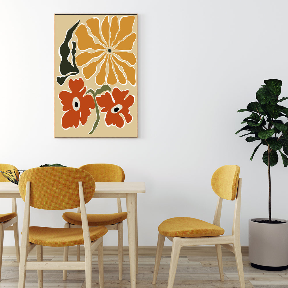 wall-art-print-canvas-poster-framed-Bold Garden From 70s , By Miho Art Studio , By Miho Art Studio-7
