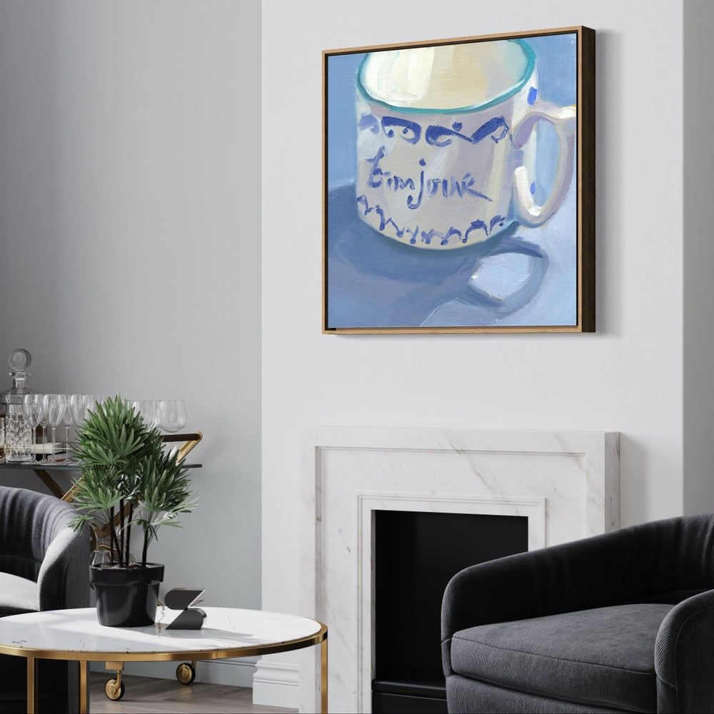 wall-art-print-canvas-poster-framed-Bon Jour-by-Jenny Westenhofer Art-Gioia Wall Art