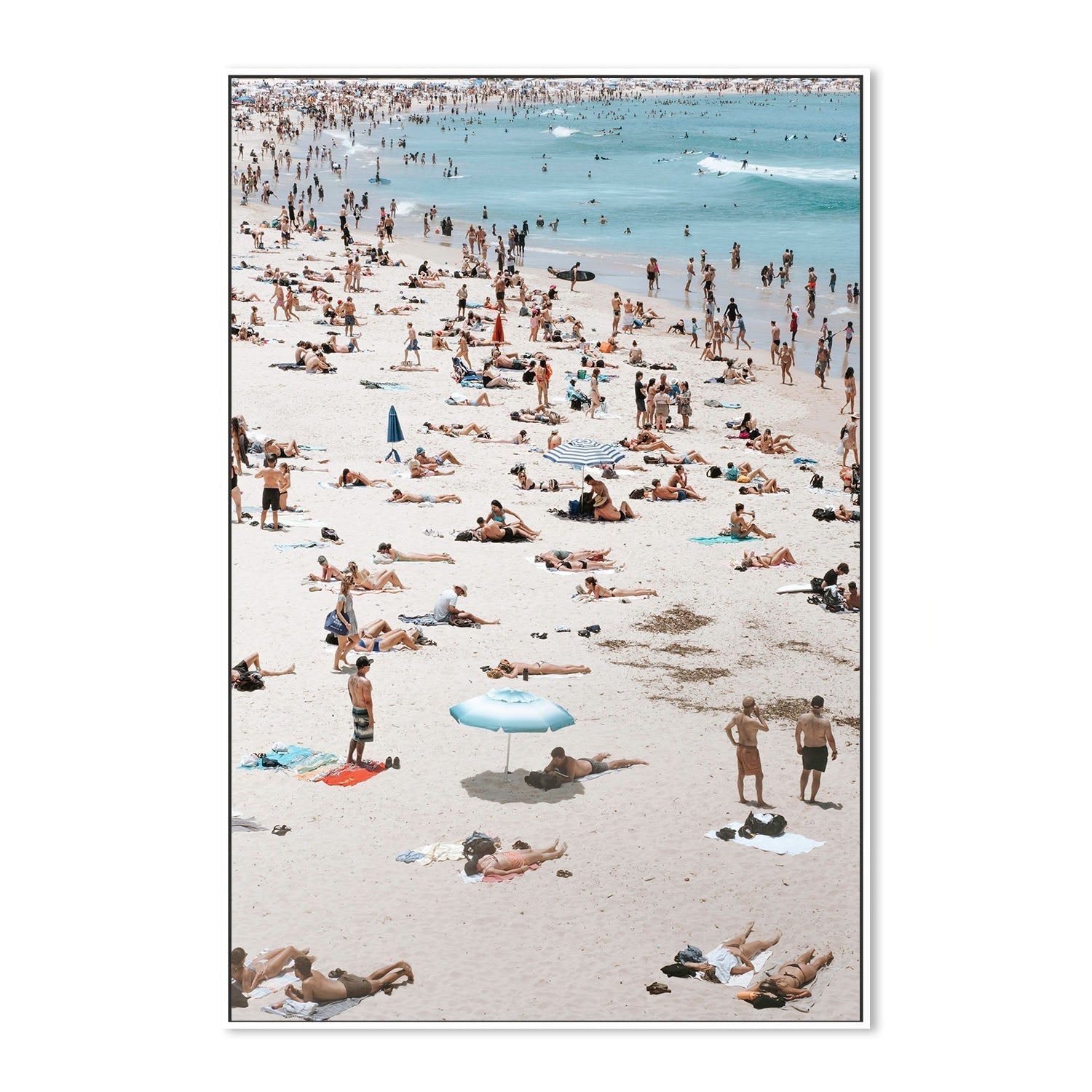 wall-art-print-canvas-poster-framed-Bondi Beach People , By Ilana Sallick-5