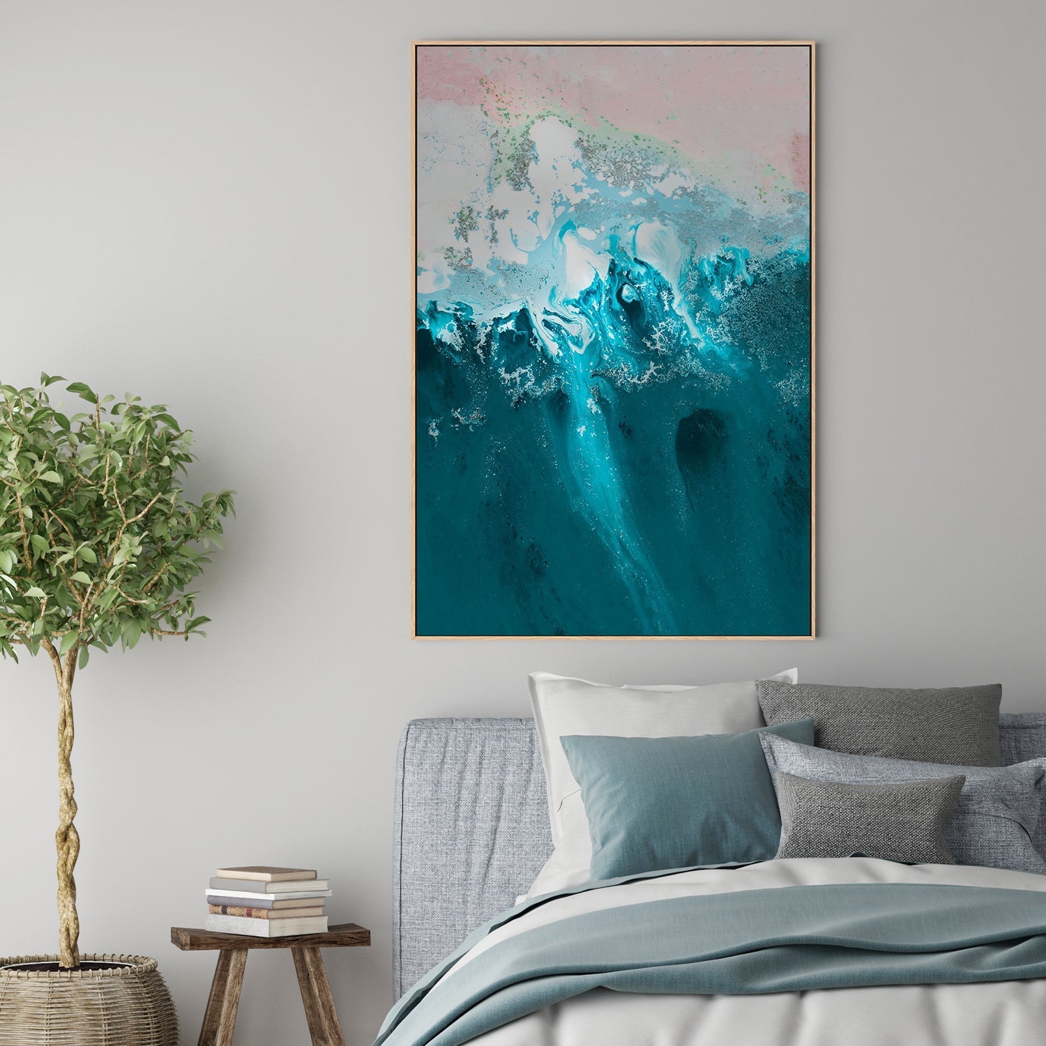 wall-art-print-canvas-poster-framed-Bondi Beach, Style B , By Petra Meikle-7