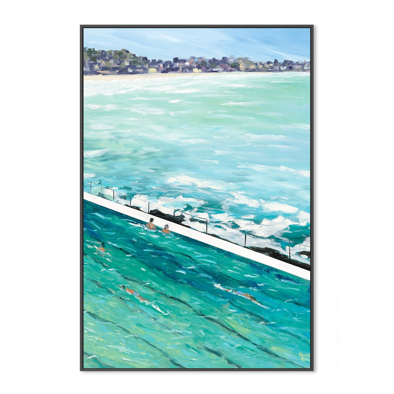 wall-art-print-canvas-poster-framed-Bondi View-3