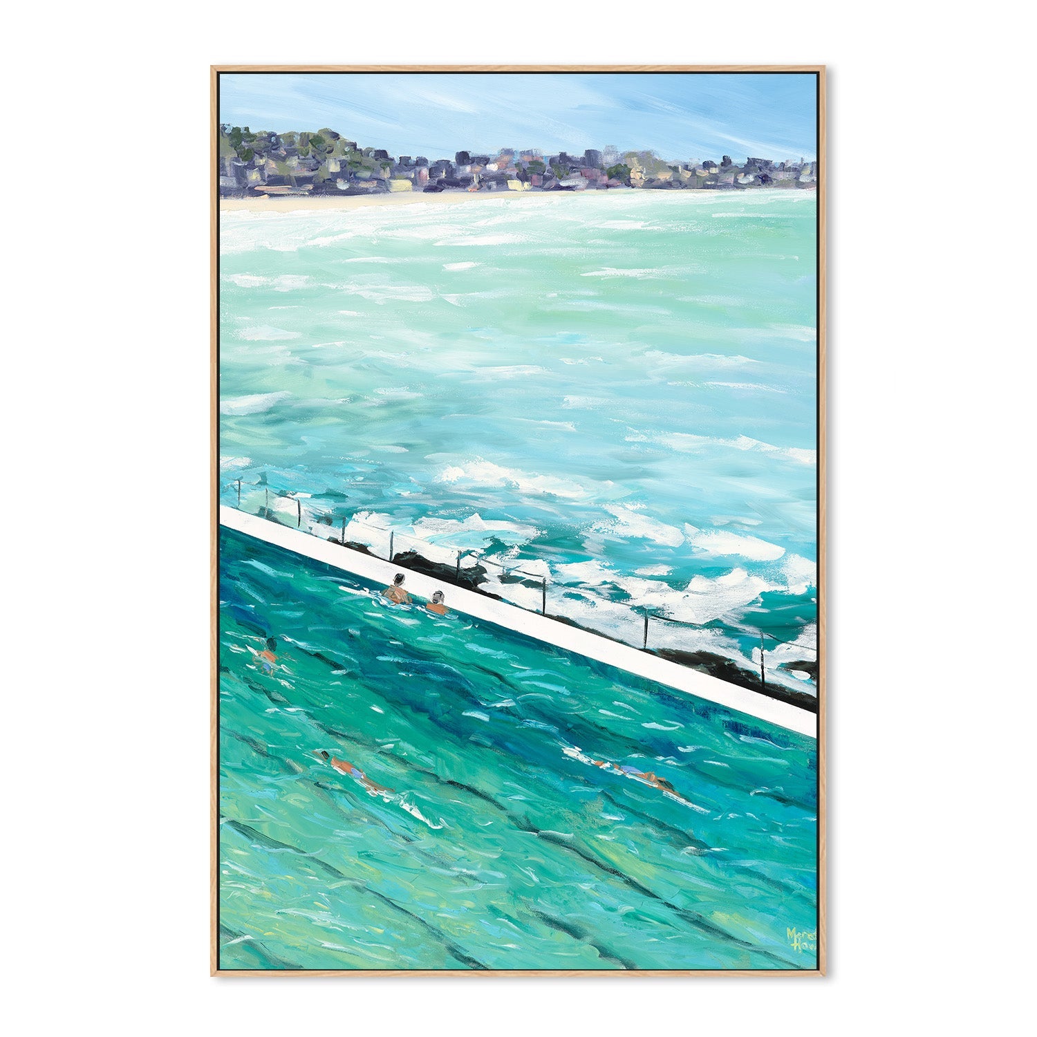 wall-art-print-canvas-poster-framed-Bondi View-4