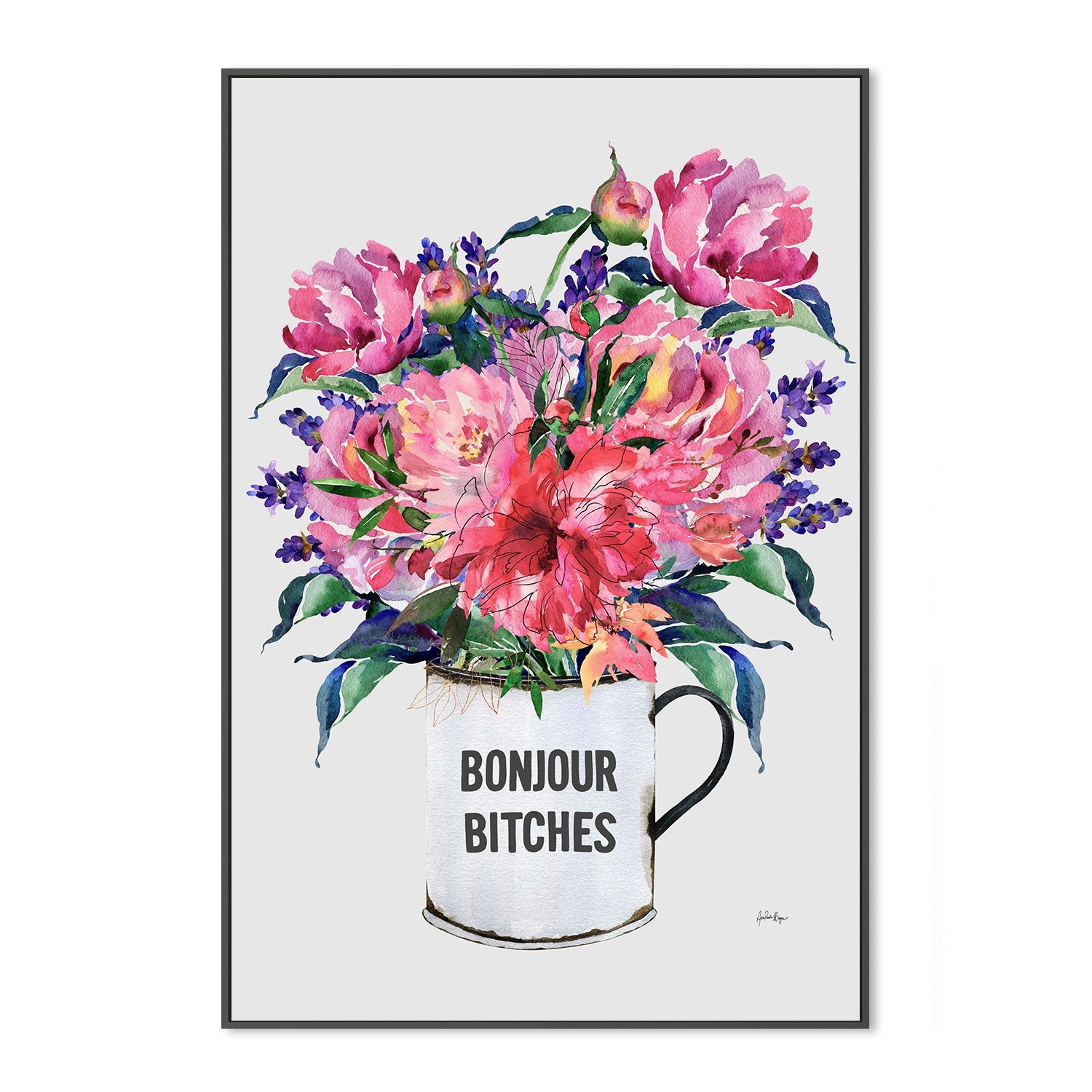 wall-art-print-canvas-poster-framed-Bonjour, bitches-3