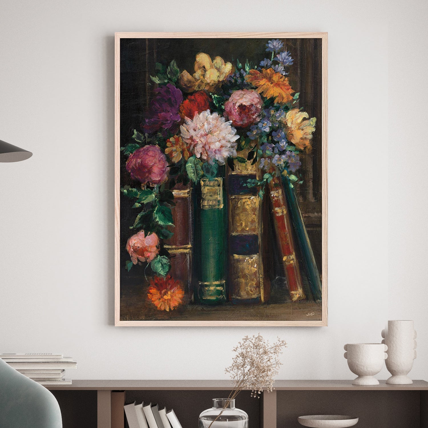 wall-art-print-canvas-poster-framed-Books of Beauty, Style A-7