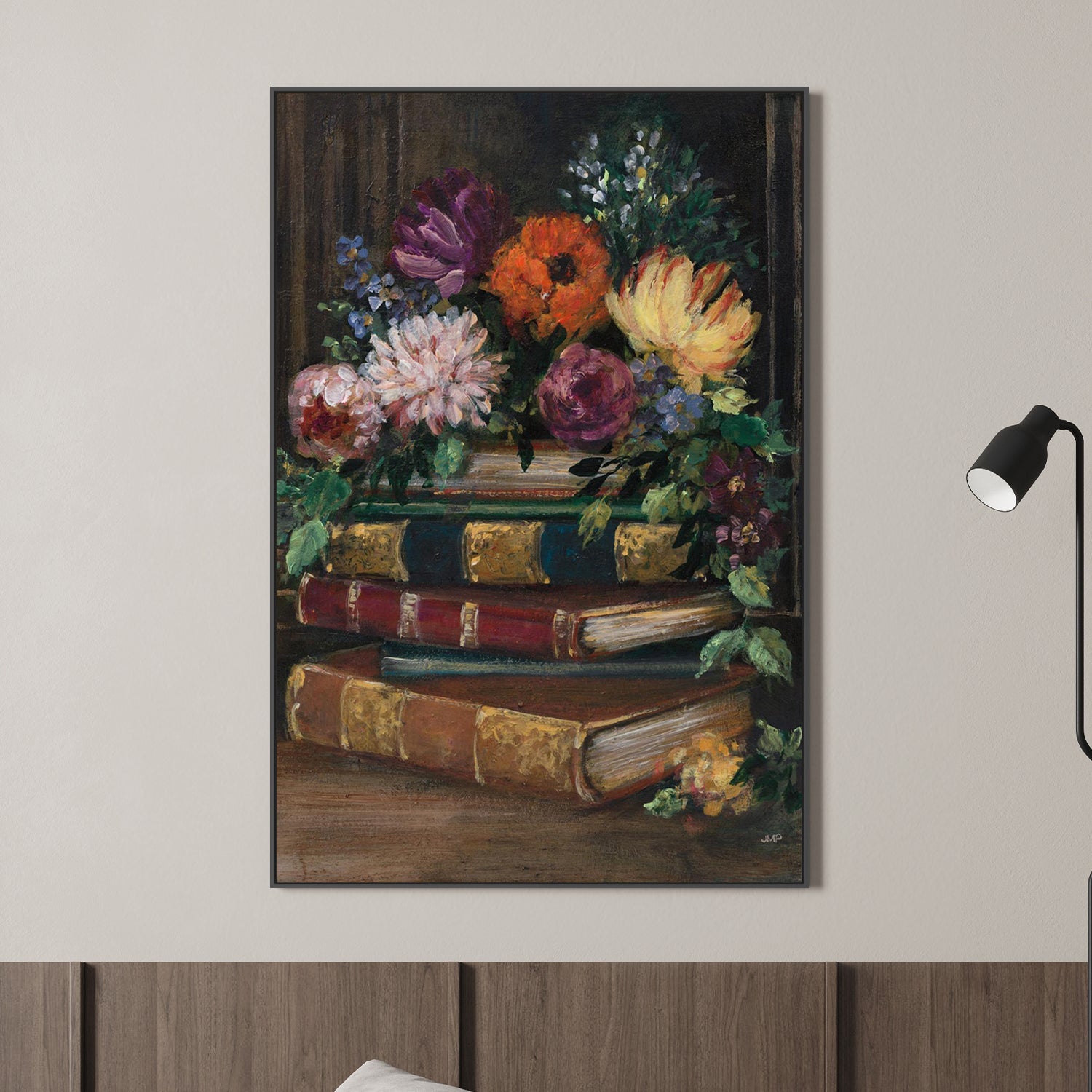 wall-art-print-canvas-poster-framed-Books of Beauty, Style B-2