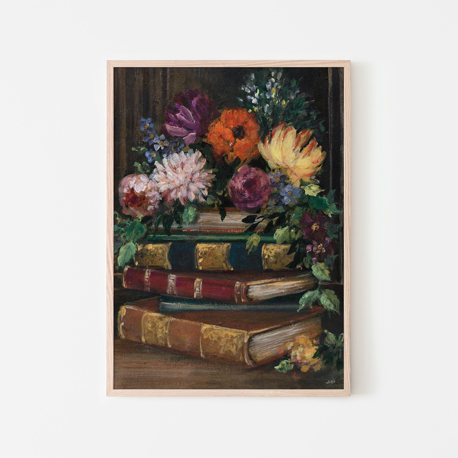 wall-art-print-canvas-poster-framed-Books of Beauty, Style B-6