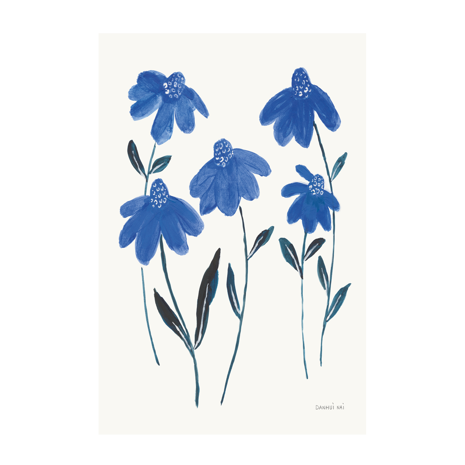 wall-art-print-canvas-poster-framed-Borrowed and Blue, Style A , By Danhui Nai-GIOIA-WALL-ART