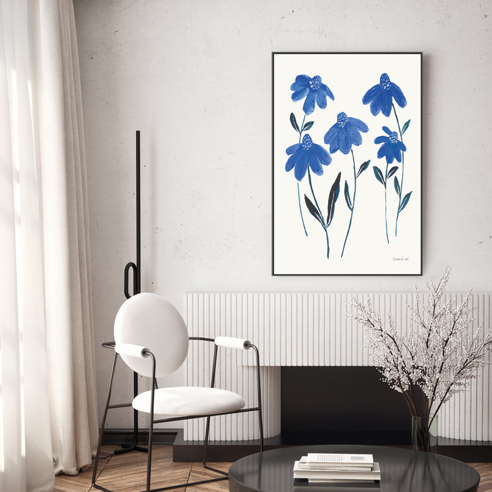 wall-art-print-canvas-poster-framed-Borrowed and Blue, Style A , By Danhui Nai-GIOIA-WALL-ART