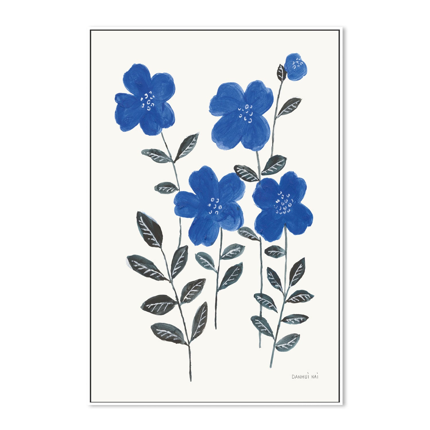 wall-art-print-canvas-poster-framed-Borrowed and Blue, Style B , By Danhui Nai-GIOIA-WALL-ART