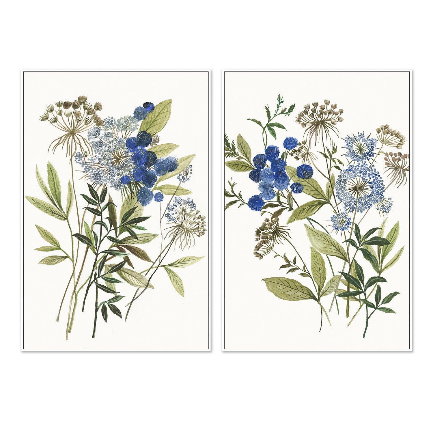 wall-art-print-canvas-poster-framed-Botana, Style A & B, Set Of 2 , By Asia Jensen-5