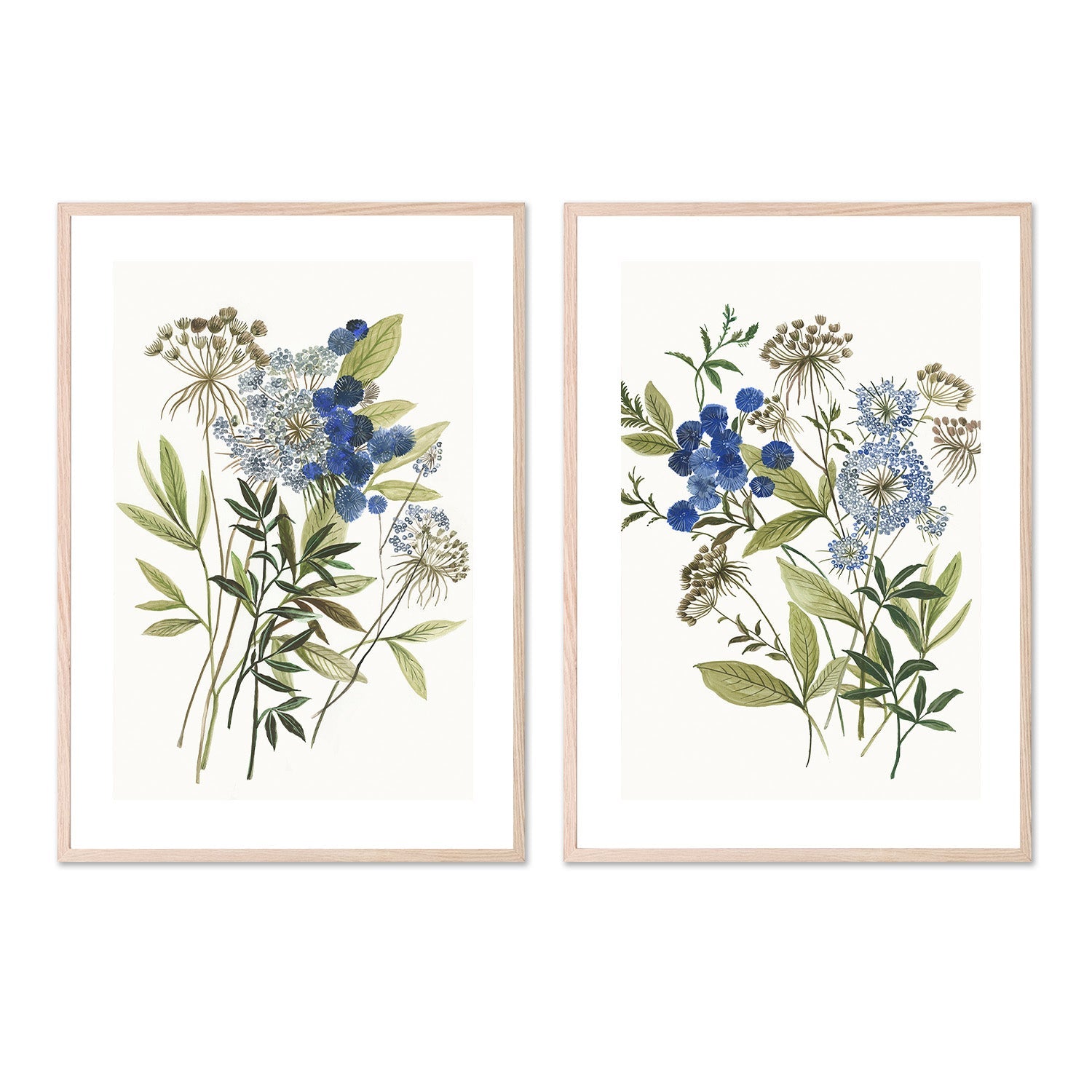 wall-art-print-canvas-poster-framed-Botana, Style A & B, Set Of 2 , By Asia Jensen-6