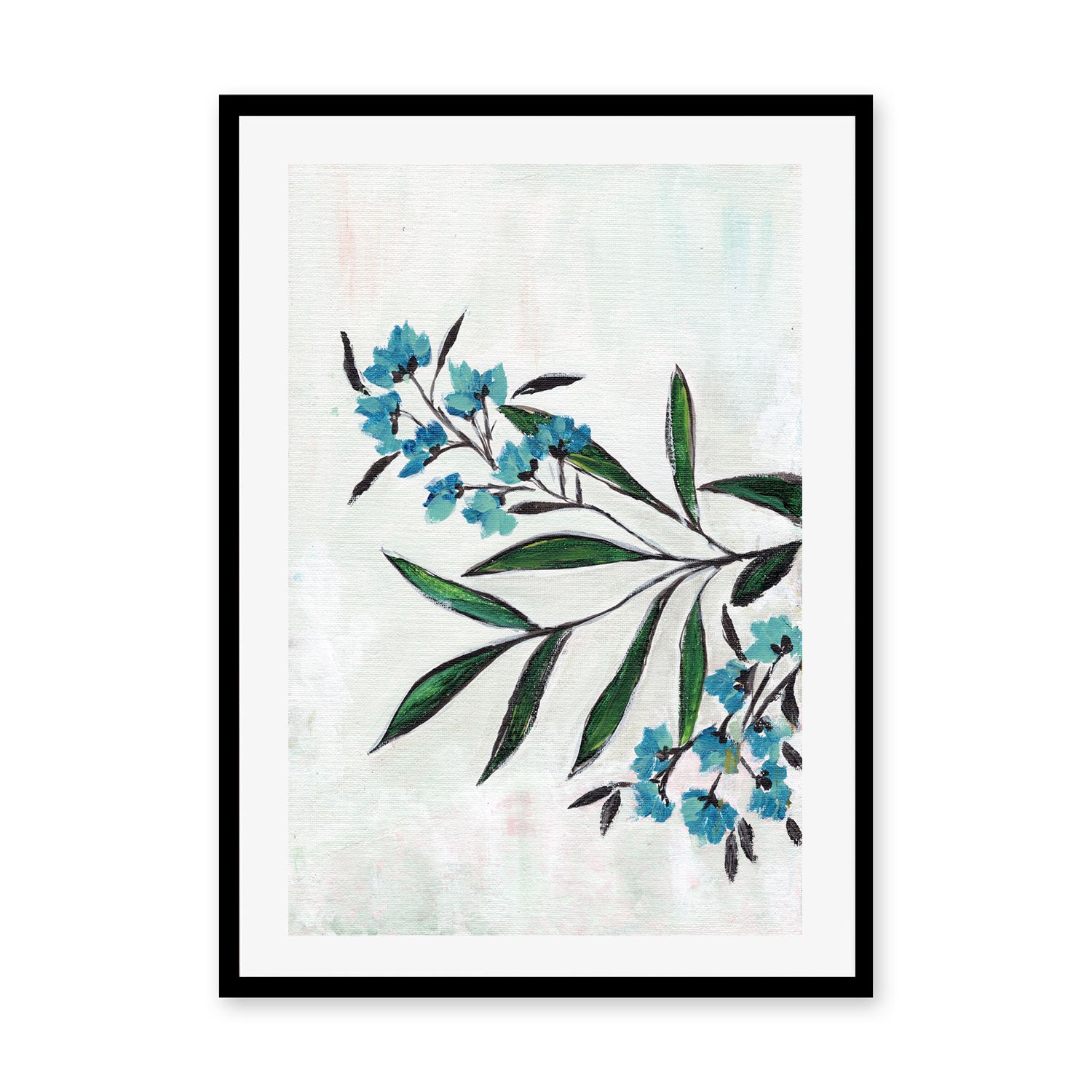 wall-art-print-canvas-poster-framed-Botanic Harmony, Style B , By Nikita Jariwala-GIOIA-WALL-ART