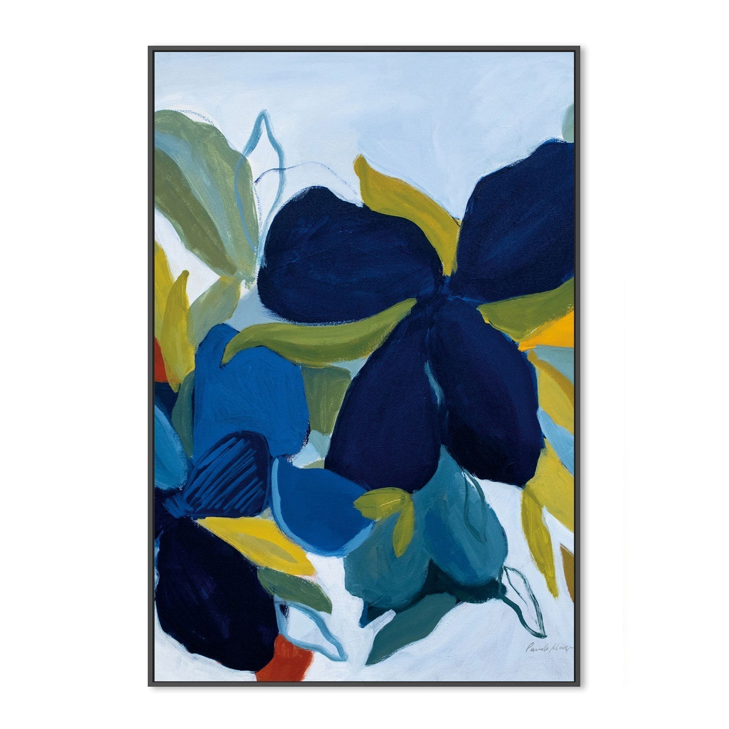 wall-art-print-canvas-poster-framed-Botanical Flow-by-Pamela Munger-Gioia Wall Art