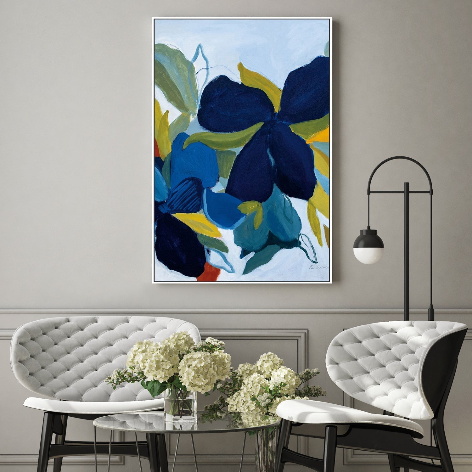 wall-art-print-canvas-poster-framed-Botanical Flow-by-Pamela Munger-Gioia Wall Art