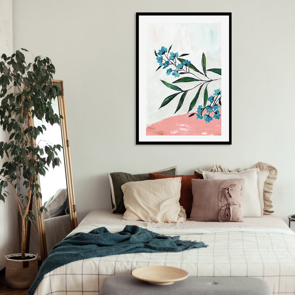 wall-art-print-canvas-poster-framed-Botanical Harmony, Style C , By Nikita Jariwala-GIOIA-WALL-ART