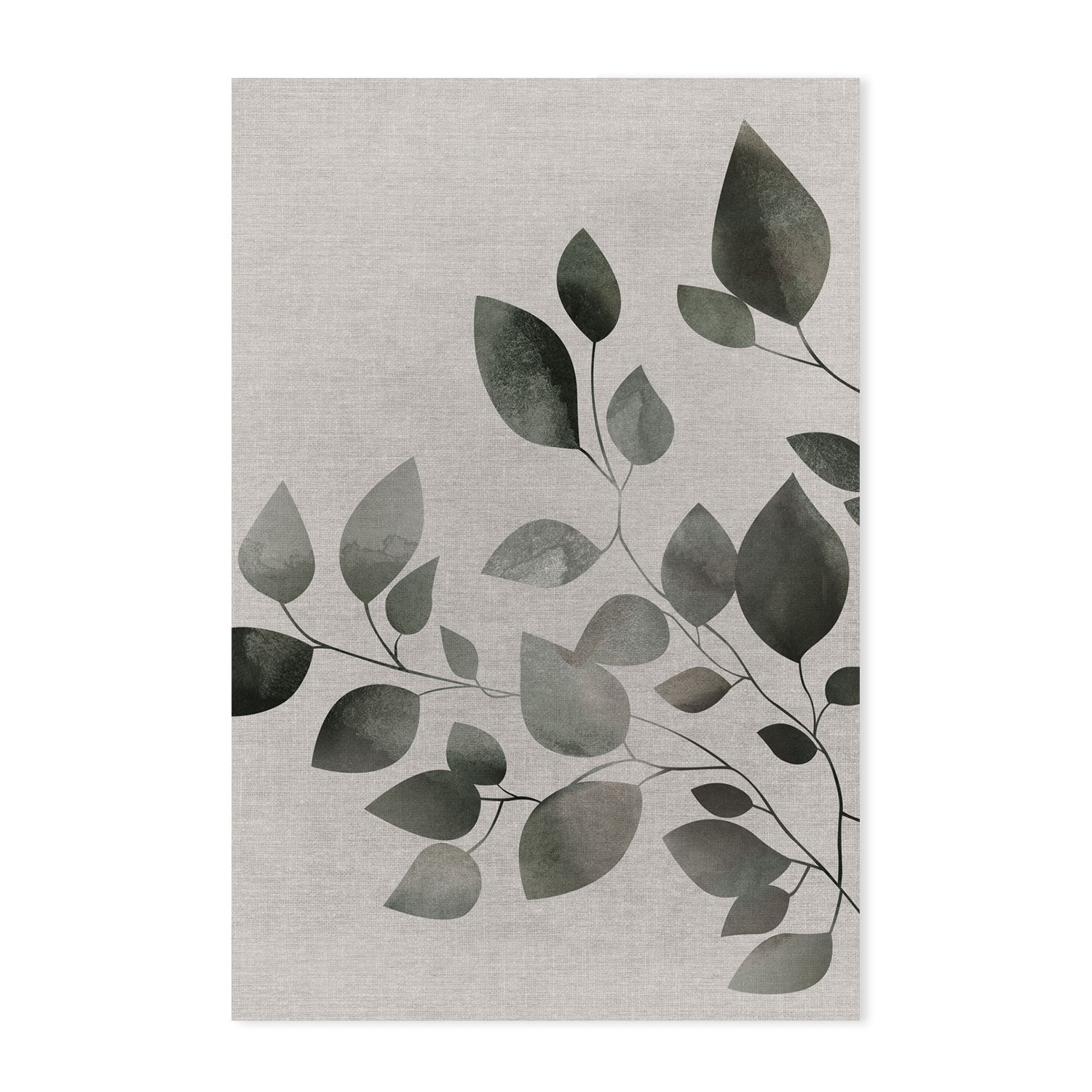 wall-art-print-canvas-poster-framed-Botanical Pair Green Style A-by-Dear Musketeer Studio-Gioia Wall Art