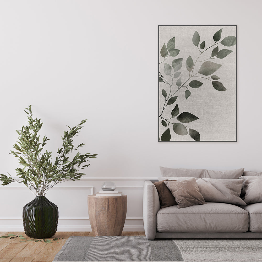 wall-art-print-canvas-poster-framed-Botanical Pair Green Style B-by-Dear Musketeer Studio-Gioia Wall Art