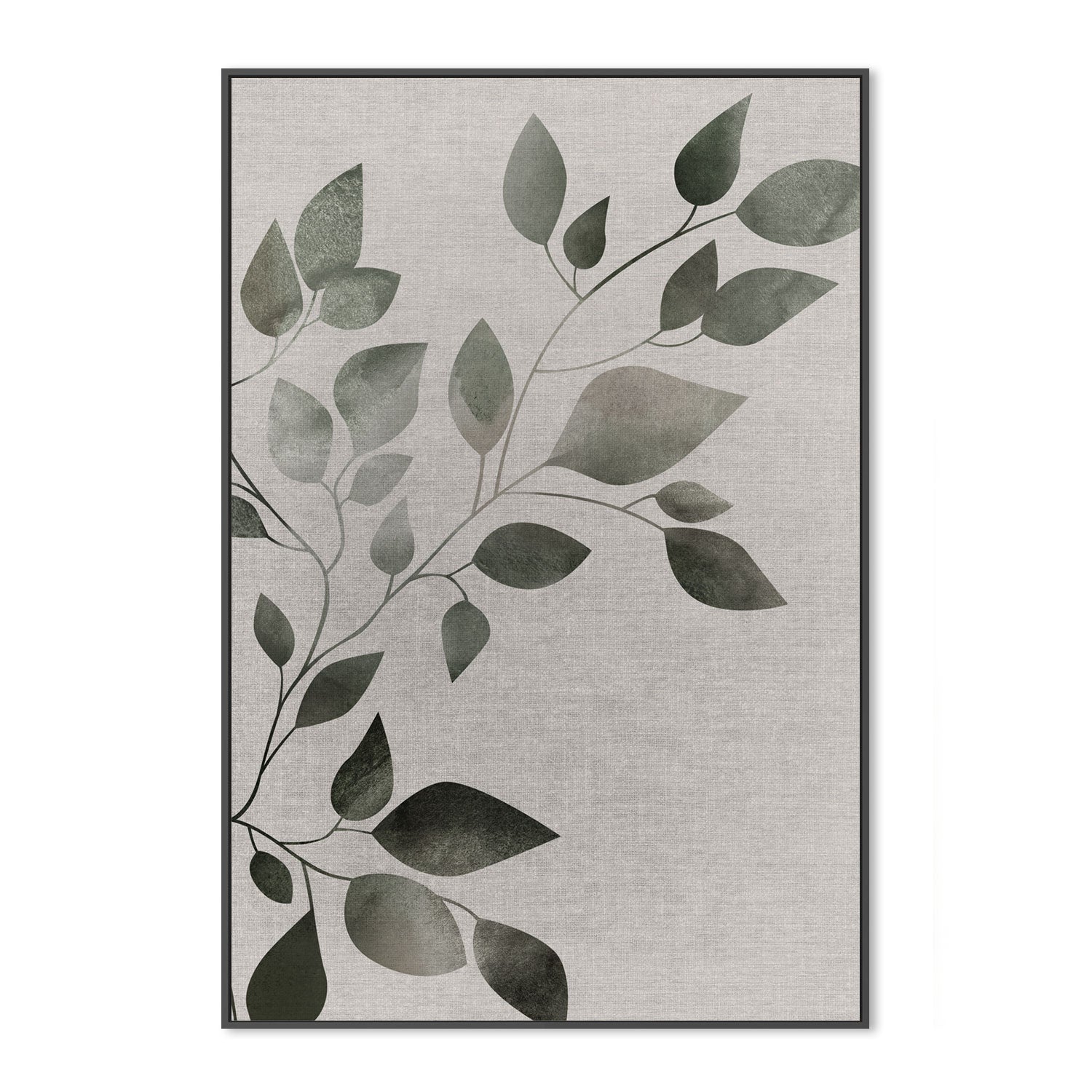wall-art-print-canvas-poster-framed-Botanical Pair Green Style B-by-Dear Musketeer Studio-Gioia Wall Art