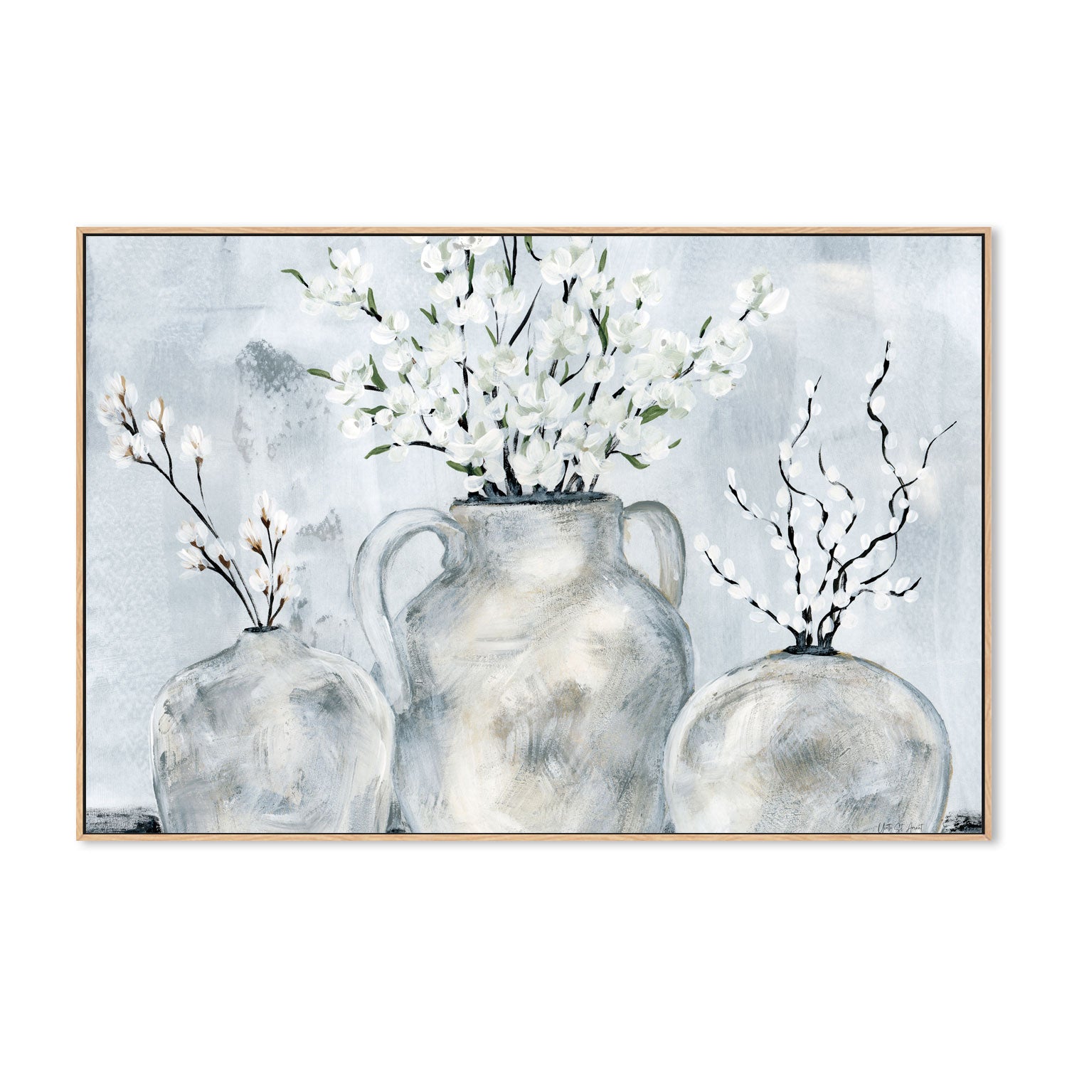 wall-art-print-canvas-poster-framed-Botanicals in Pottery , By Yvette St. Amant-4