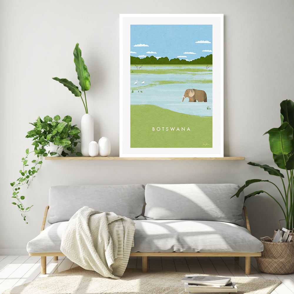 wall-art-print-canvas-poster-framed-Botswana , By Henry Rivers-GIOIA-WALL-ART