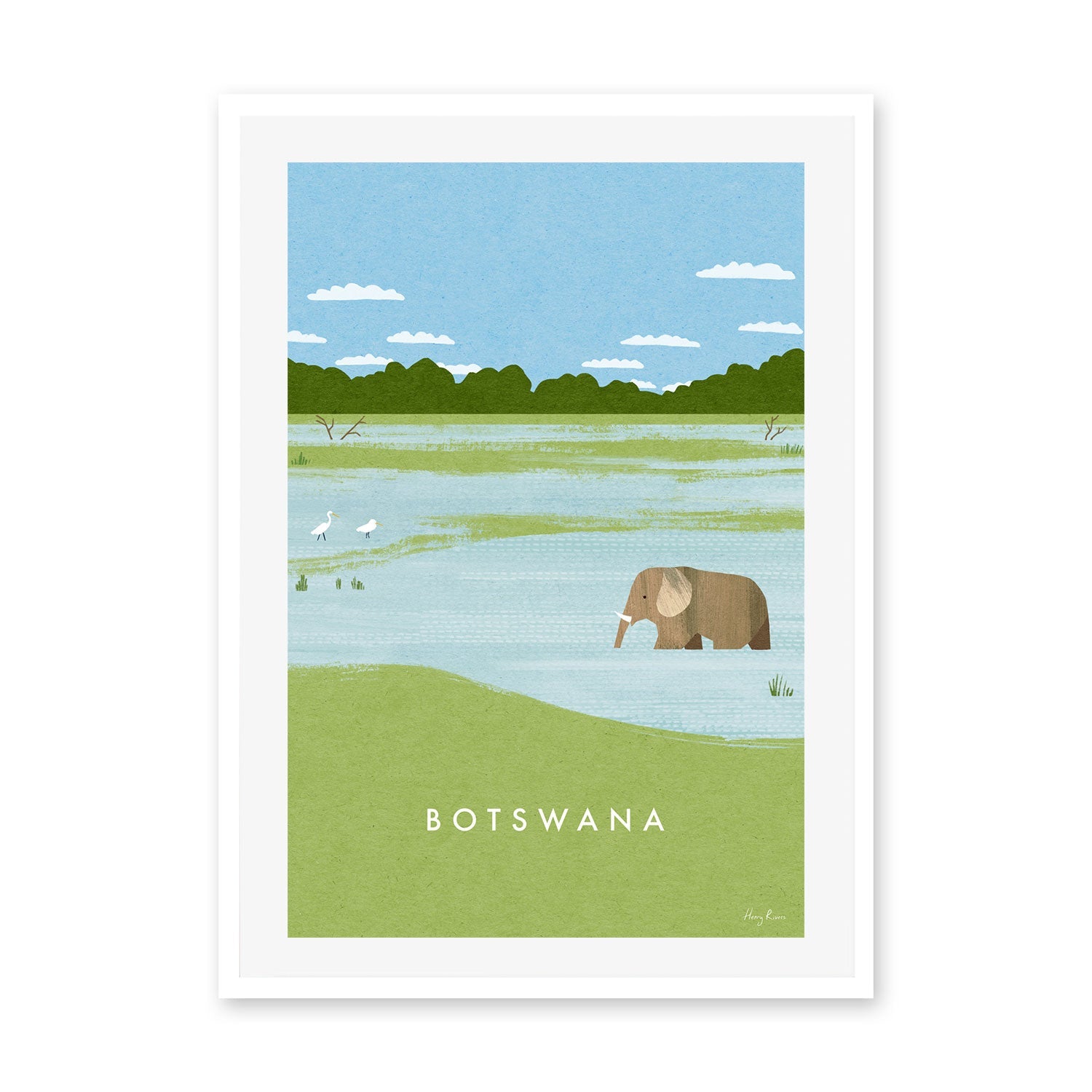 wall-art-print-canvas-poster-framed-Botswana , By Henry Rivers-GIOIA-WALL-ART