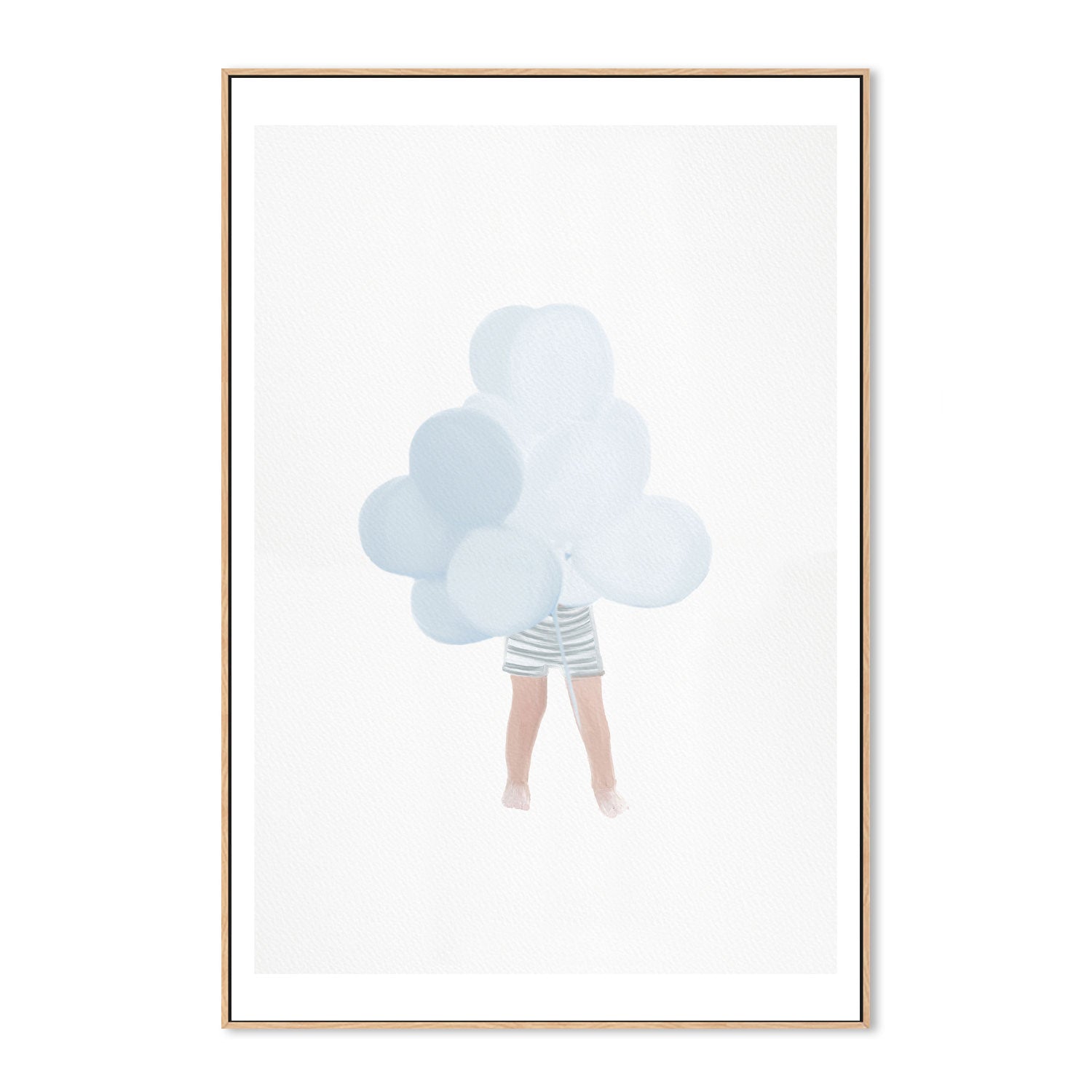 wall-art-print-canvas-poster-framed-Boy with Blue Balloons , By Leah Straatsma-4