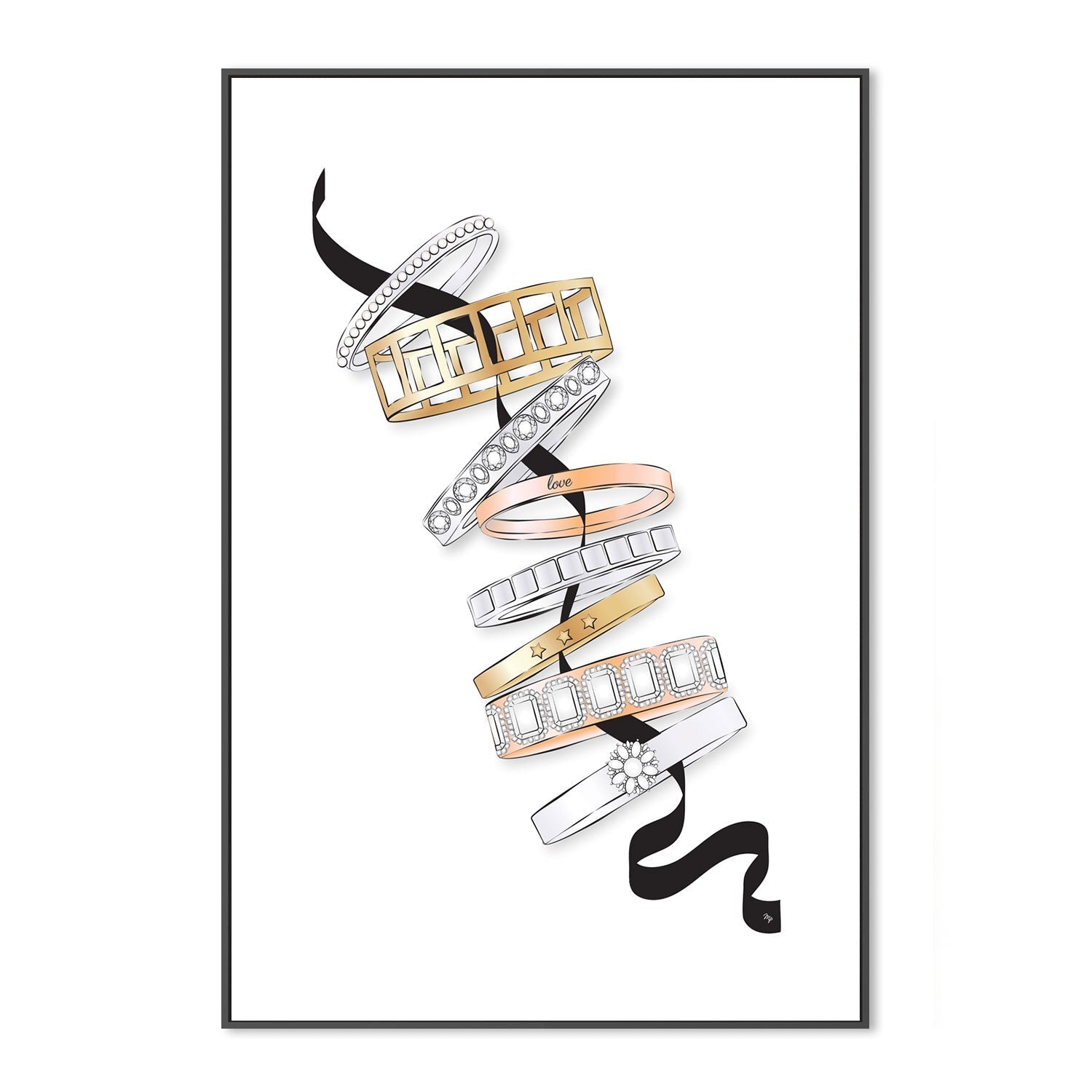 wall-art-print-canvas-poster-framed-Bracelets-GIOIA-WALL-ART