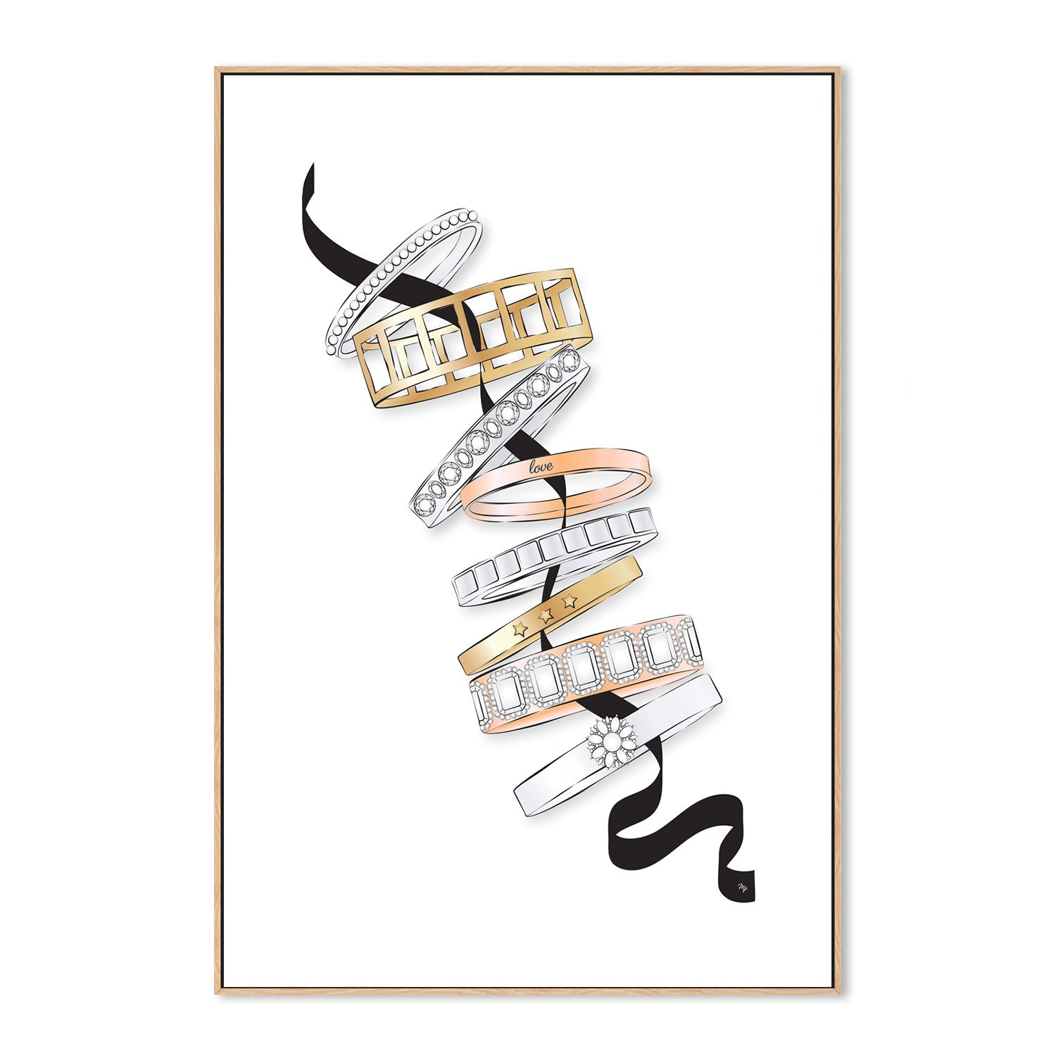 wall-art-print-canvas-poster-framed-Bracelets-GIOIA-WALL-ART
