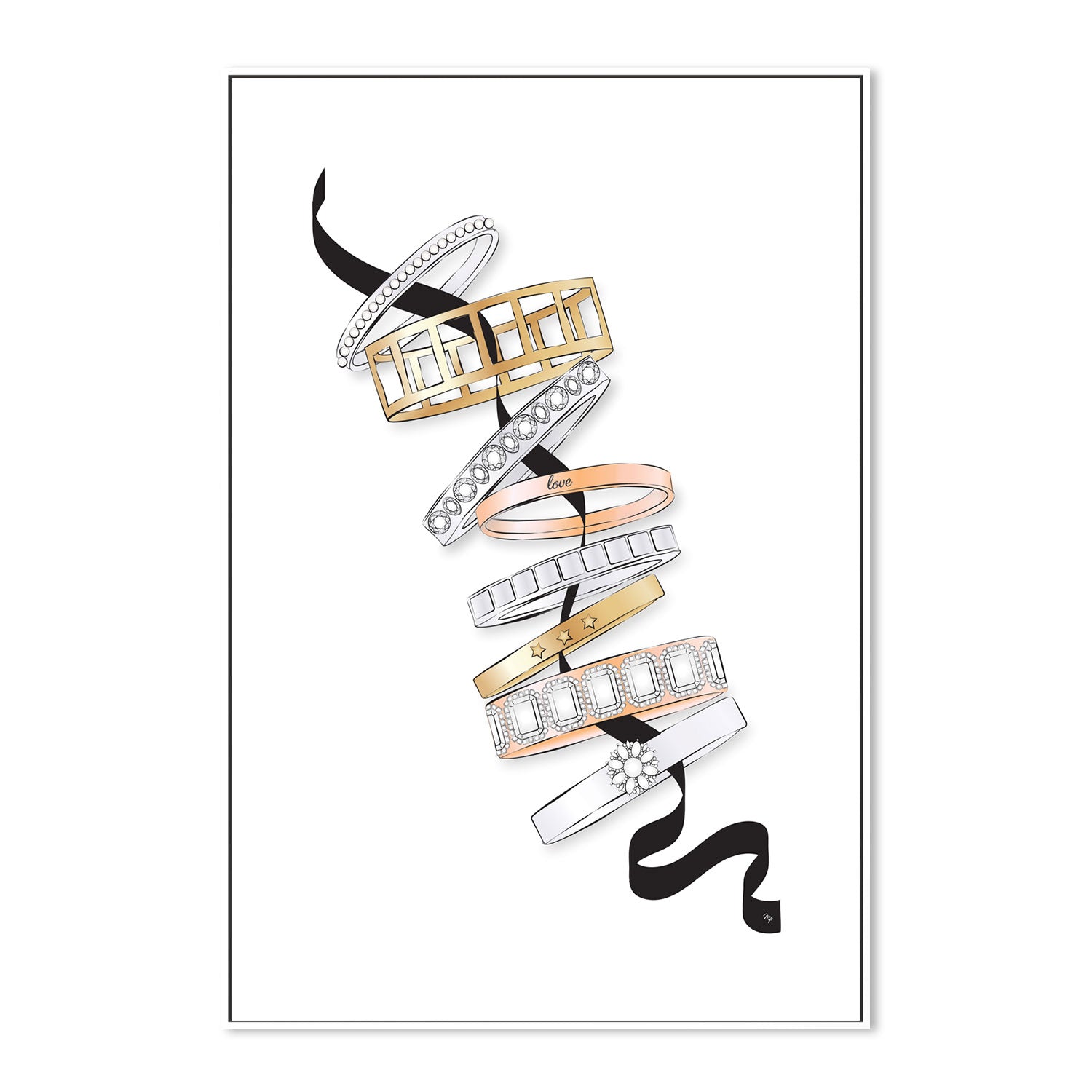 wall-art-print-canvas-poster-framed-Bracelets-GIOIA-WALL-ART
