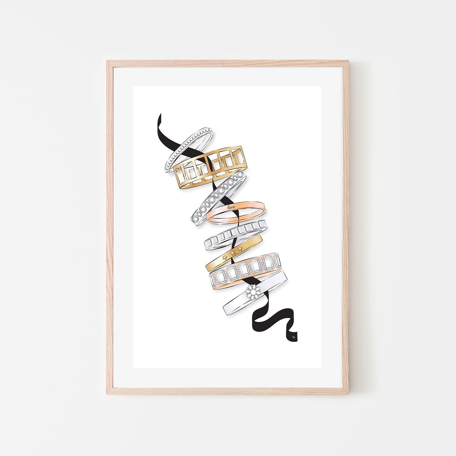 wall-art-print-canvas-poster-framed-Bracelets-GIOIA-WALL-ART