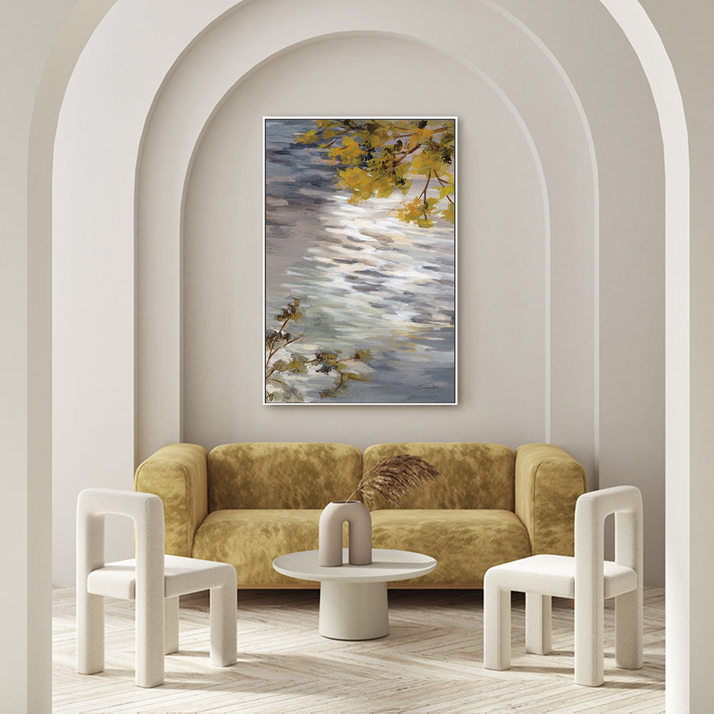 wall-art-print-canvas-poster-framed-Branches and Ripples-by-Silvia Vassileva-Gioia Wall Art