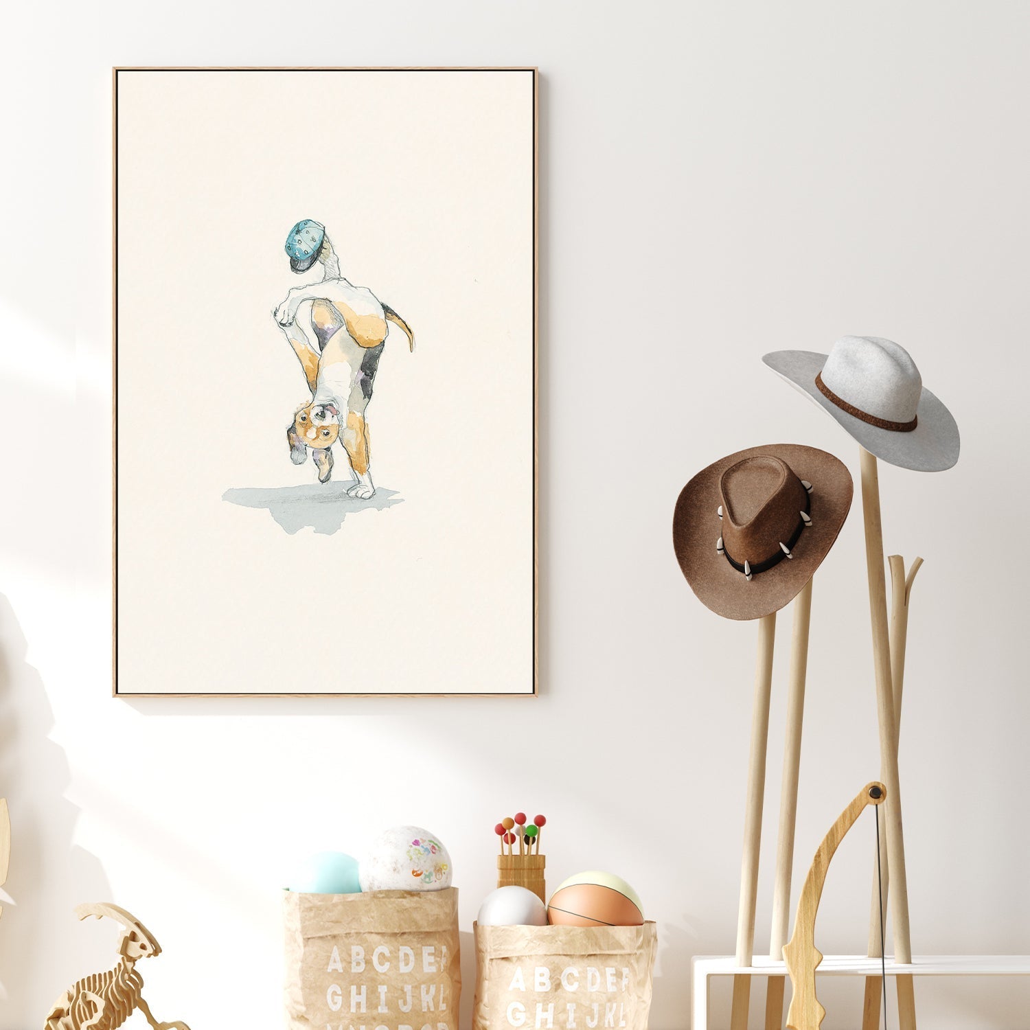 wall-art-print-canvas-poster-framed-Break Dancing , By Animo Alphabets-2