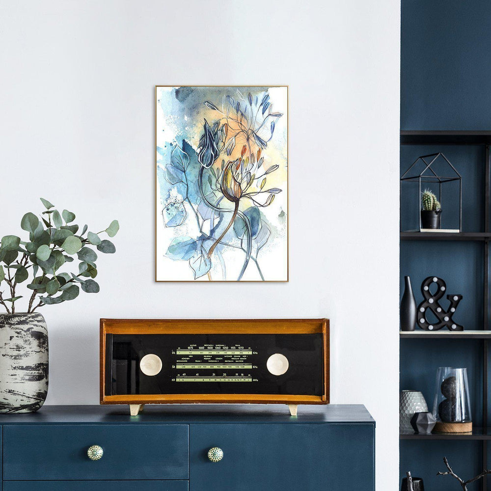 wall-art-print-canvas-poster-framed-Breathe, Abstract Art, Watercolour Painting, Style A-by-Gioia Wall Art-Gioia Wall Art