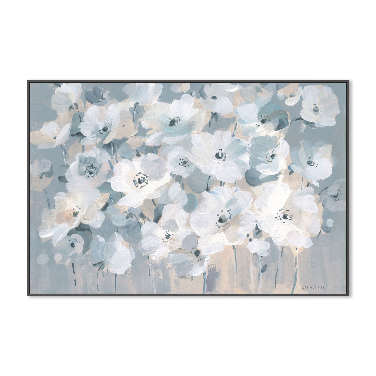 wall-art-print-canvas-poster-framed-Breezy Garden-by-Danhui Nai-Gioia Wall Art