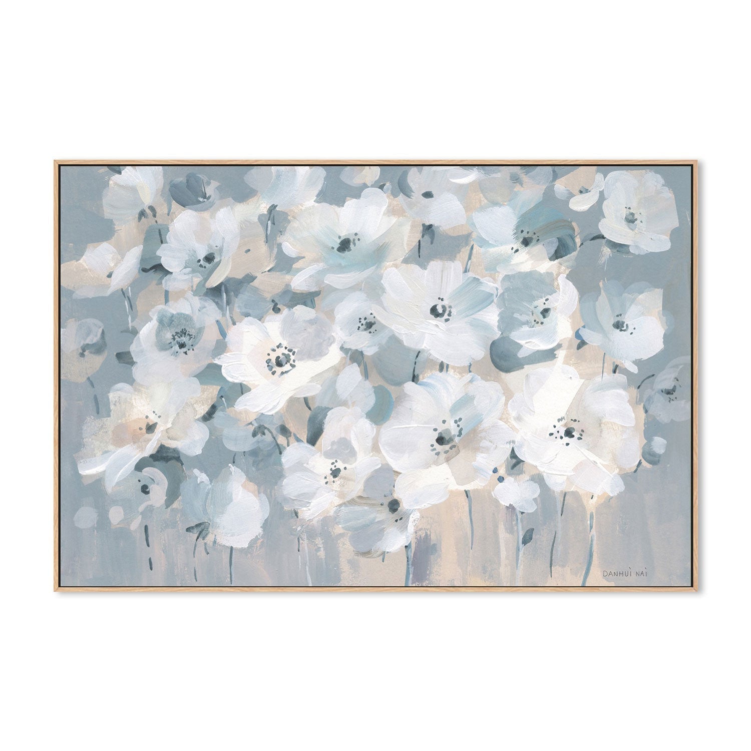 wall-art-print-canvas-poster-framed-Breezy Garden-by-Danhui Nai-Gioia Wall Art