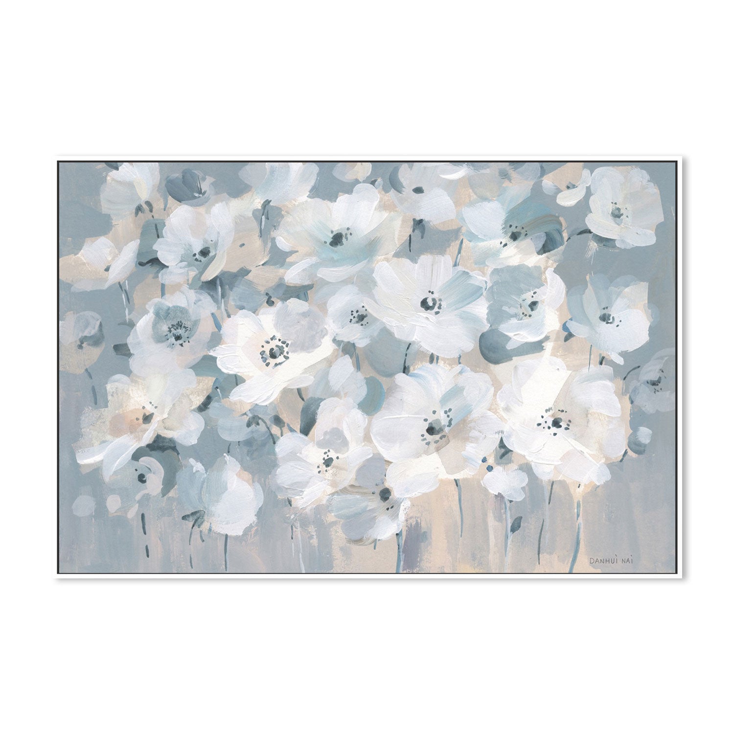 wall-art-print-canvas-poster-framed-Breezy Garden-by-Danhui Nai-Gioia Wall Art