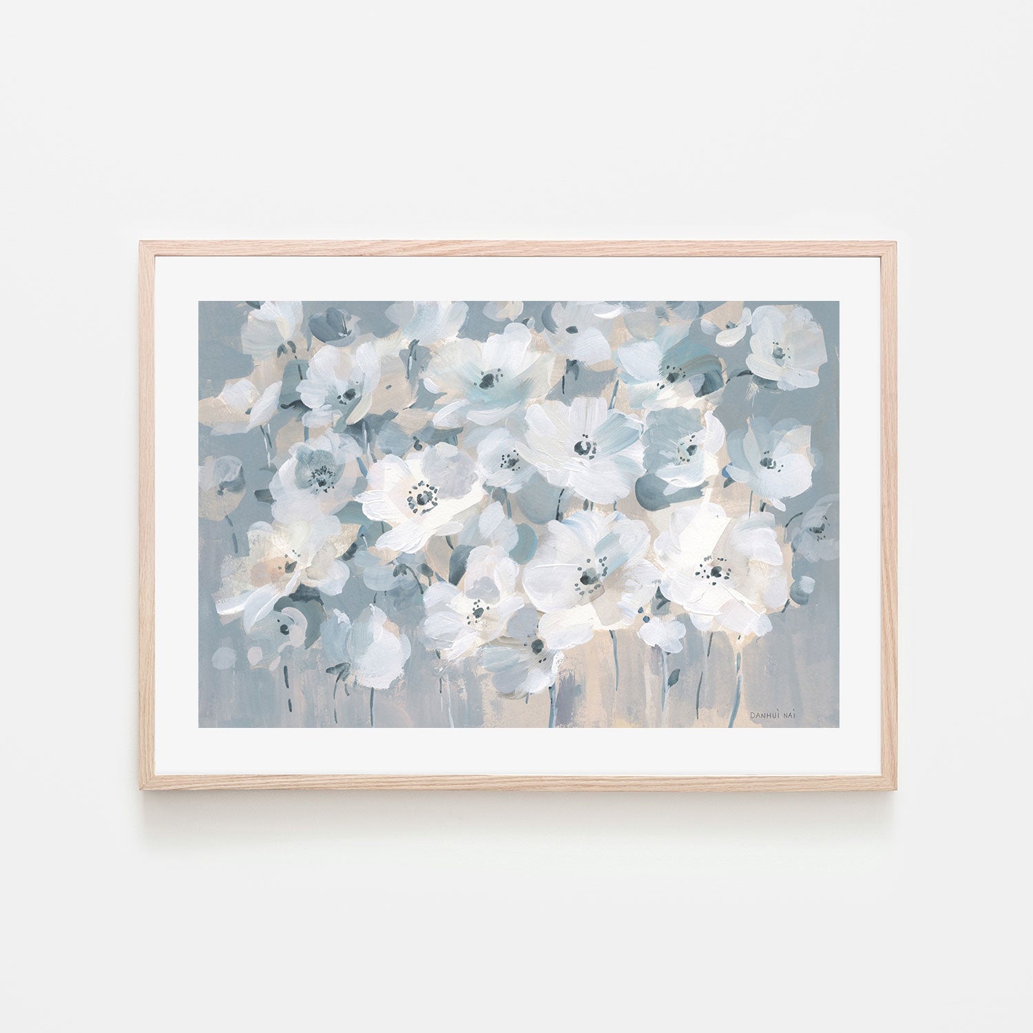 wall-art-print-canvas-poster-framed-Breezy Garden-by-Danhui Nai-Gioia Wall Art
