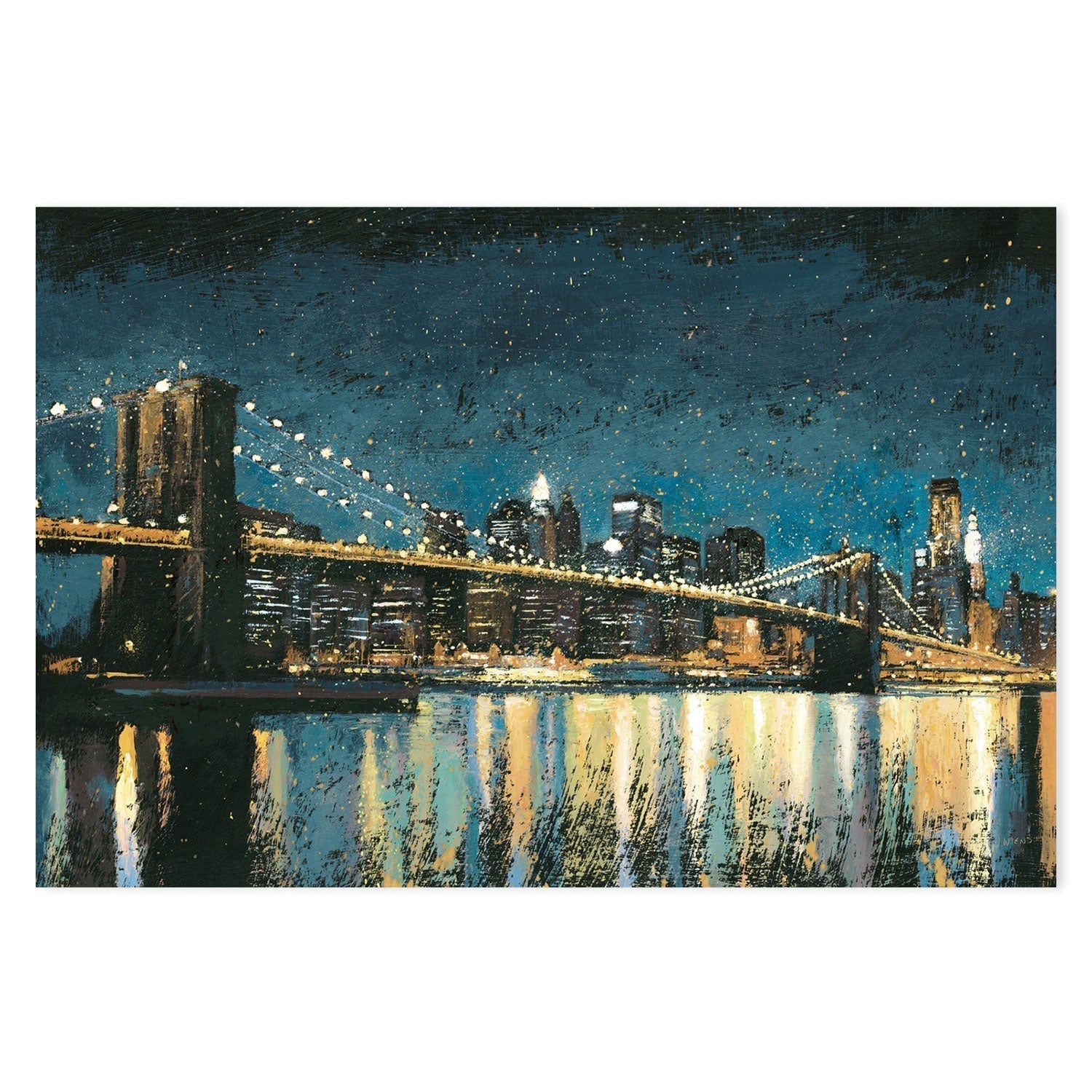 wall-art-print-canvas-poster-framed-Bright City Lights, Style A-by-James Wiens-Gioia Wall Art