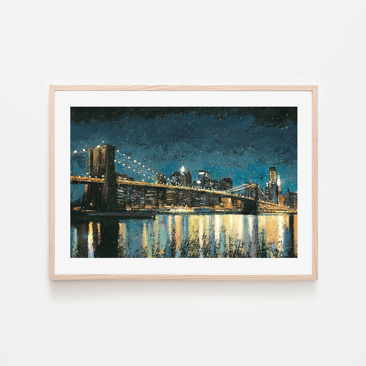 wall-art-print-canvas-poster-framed-Bright City Lights, Style A-by-James Wiens-Gioia Wall Art