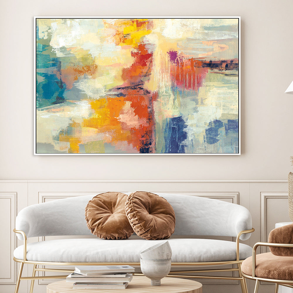 wall-art-print-canvas-poster-framed-Bright Coral Reef-by-Silvia Vassileva-Gioia Wall Art