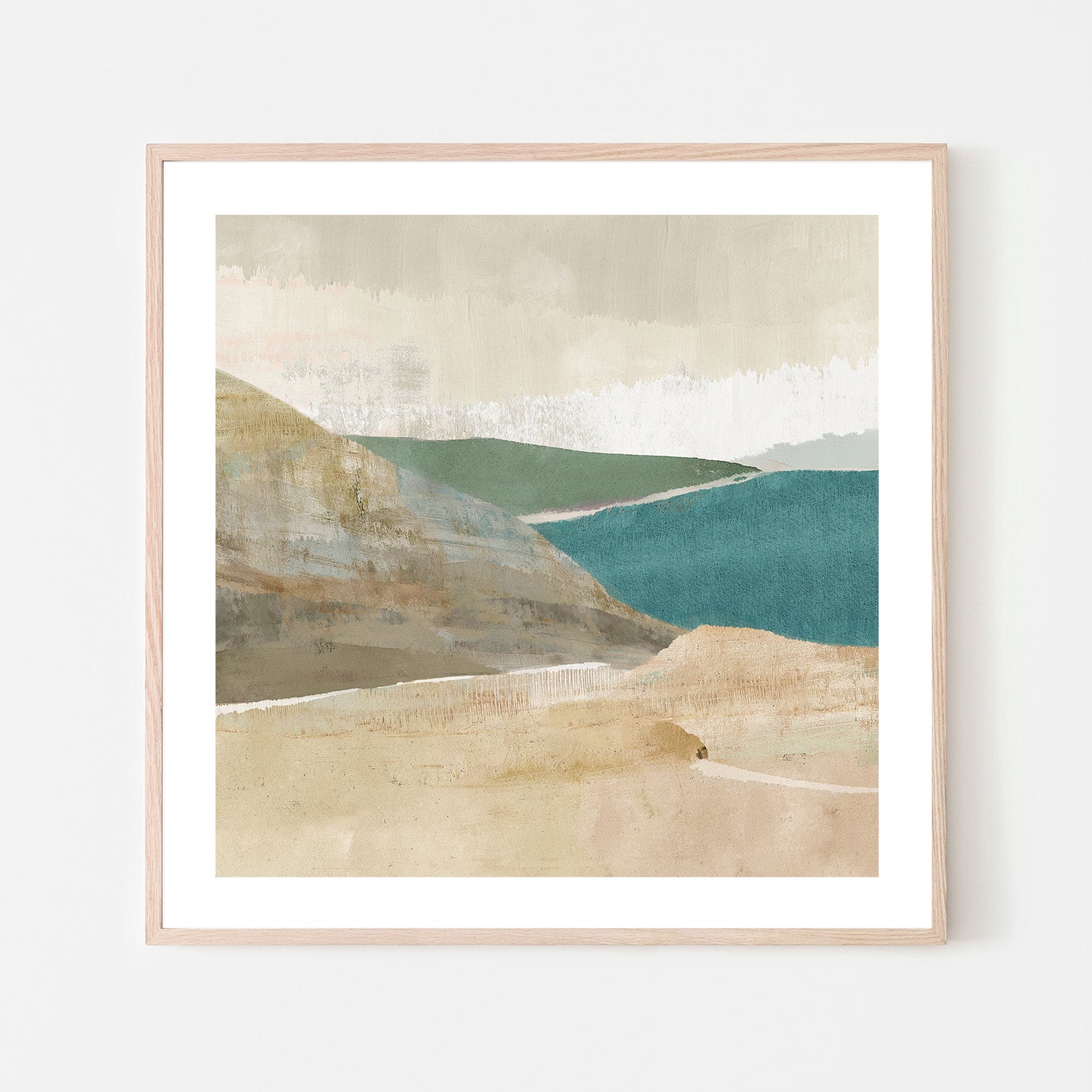 wall-art-print-canvas-poster-framed-Bright Stone Bay, Style A , By Flora Kouta-6