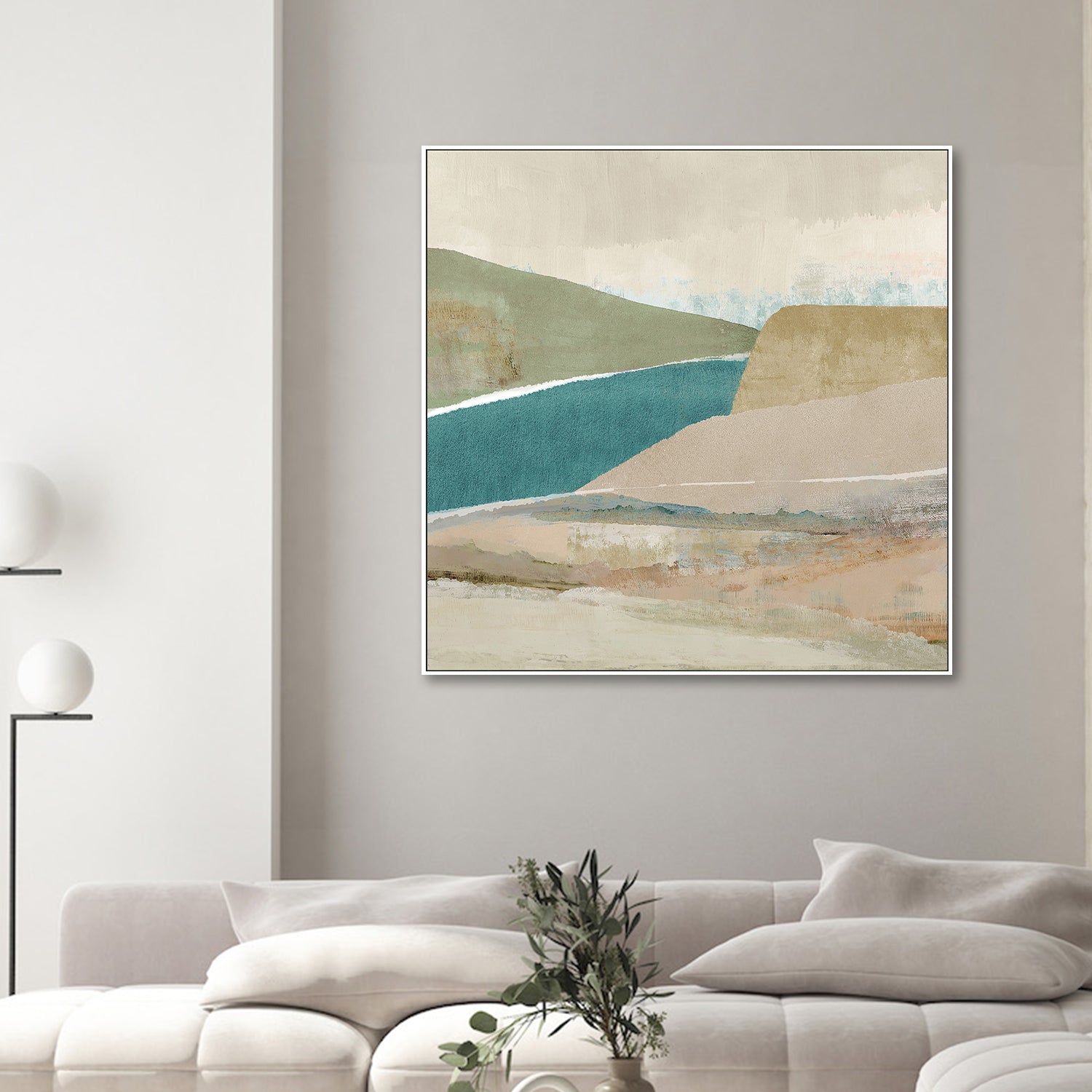 wall-art-print-canvas-poster-framed-Bright Stone Bay, Style B , By Flora Kouta-2
