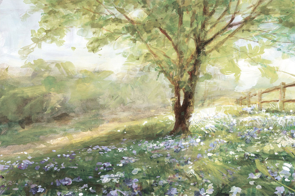 Bright Violet Field