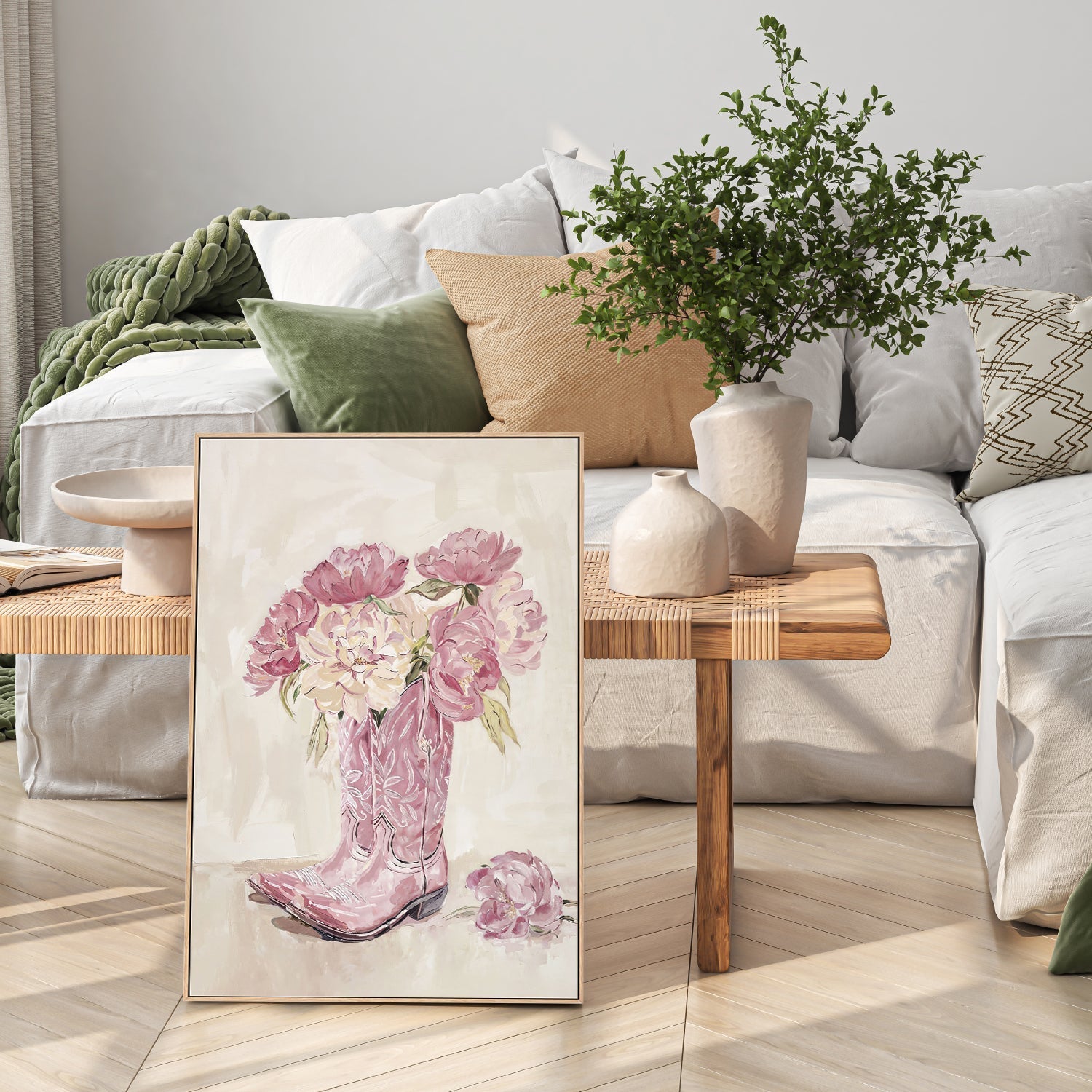 wall-art-print-canvas-poster-framed-Brown Boots , By Lady Hana-7