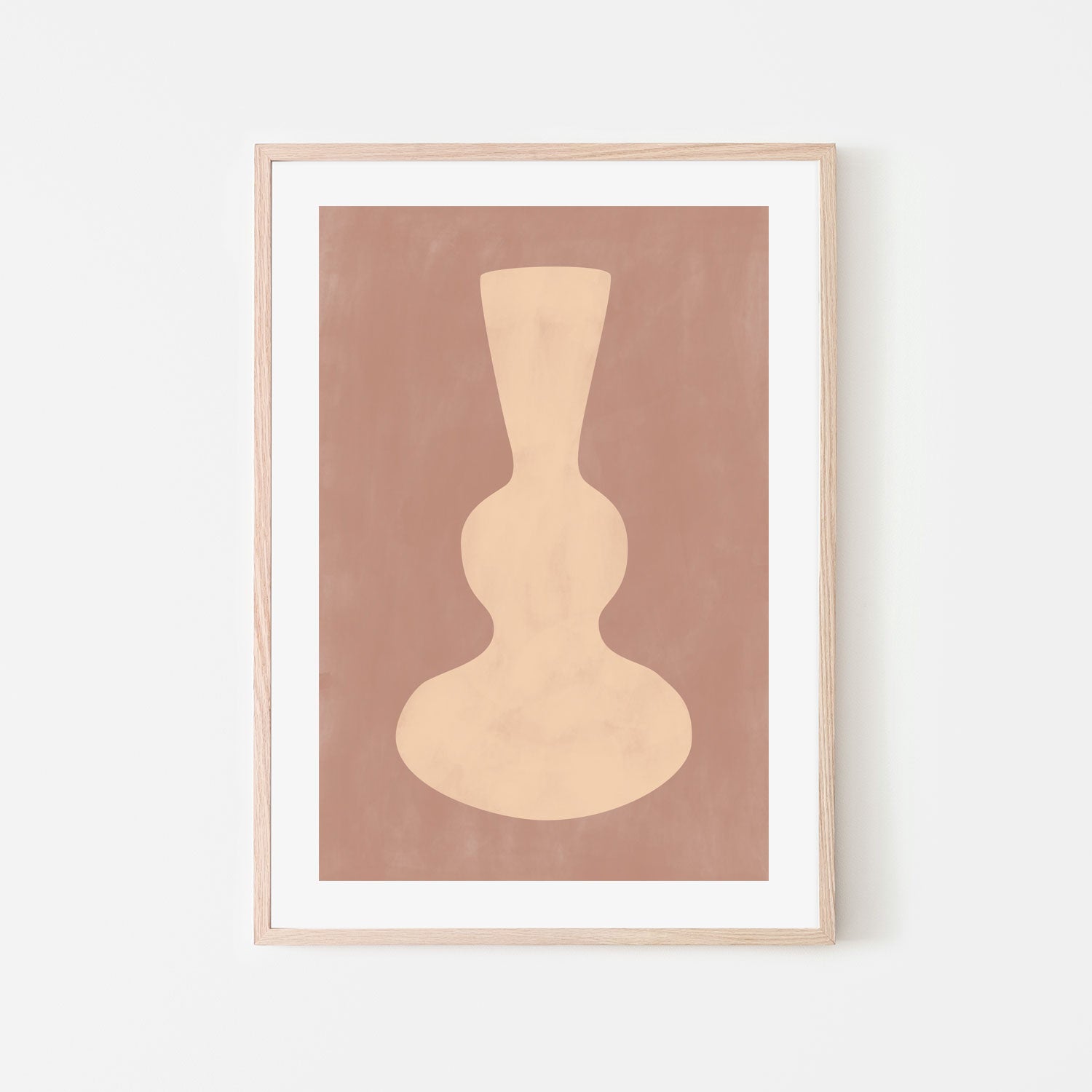 wall-art-print-canvas-poster-framed-Brown Pottery , By Elena Ristova-GIOIA-WALL-ART