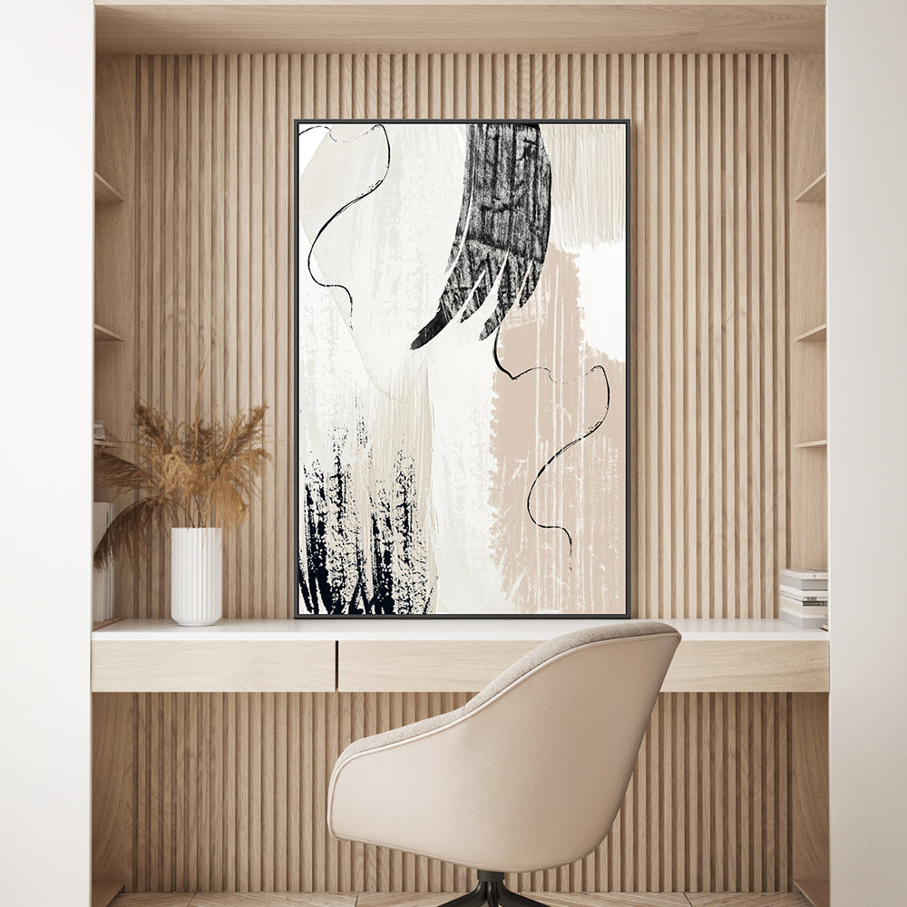 wall-art-print-canvas-poster-framed-Brush Strokes, Style B , By Sally Ann Moss-GIOIA-WALL-ART